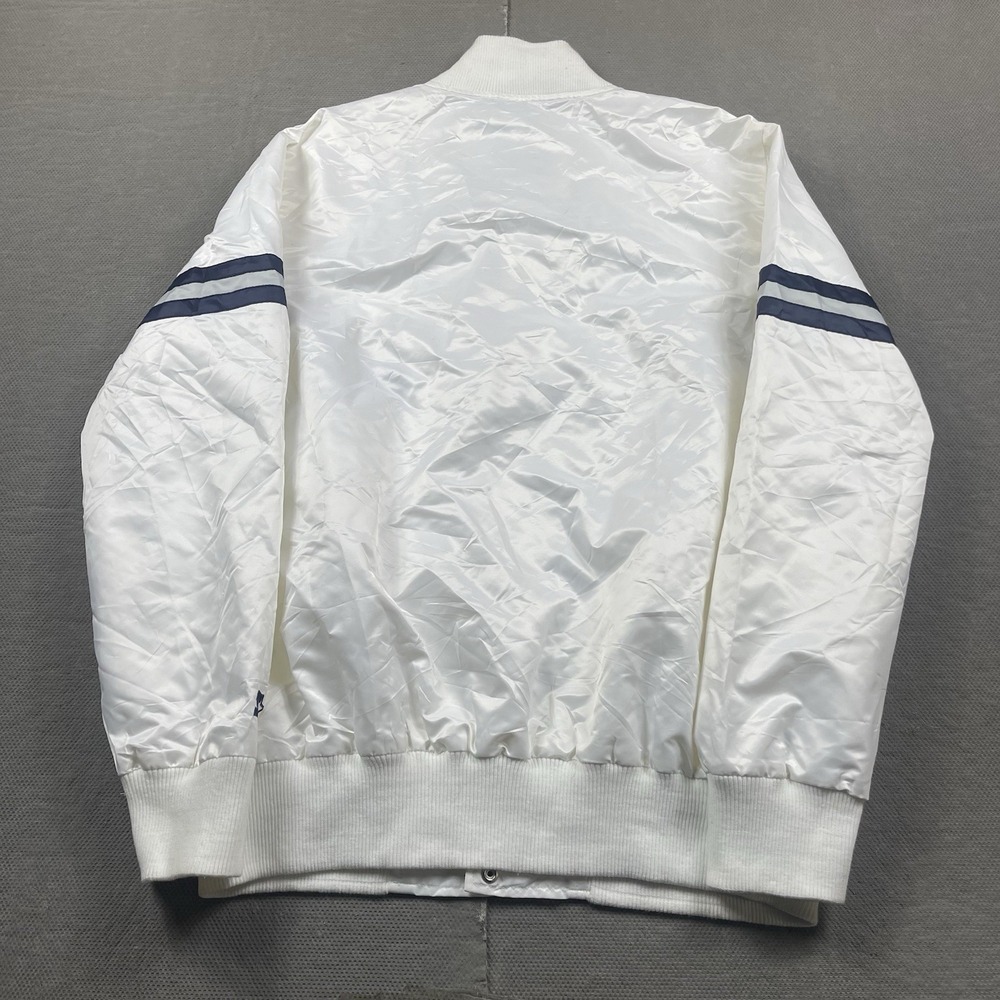 Vintage Starter Penn State Satin Bomber Jacket Mens XL Nittany Lions 90s USA - Picture 6 of 11